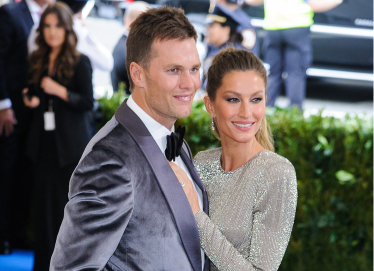 Tom Brady and Giselle Bundchen at the 2017 Metropolitan Museum of Art Costume Institute Gala at the Metropolitan Museum of Art in New York, NY on May 1st, 2017