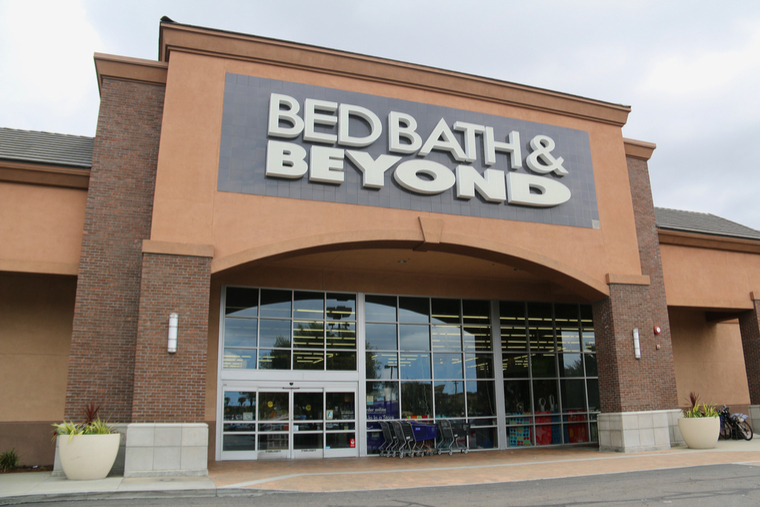 The front of a Bed, Bath, & Beyond store